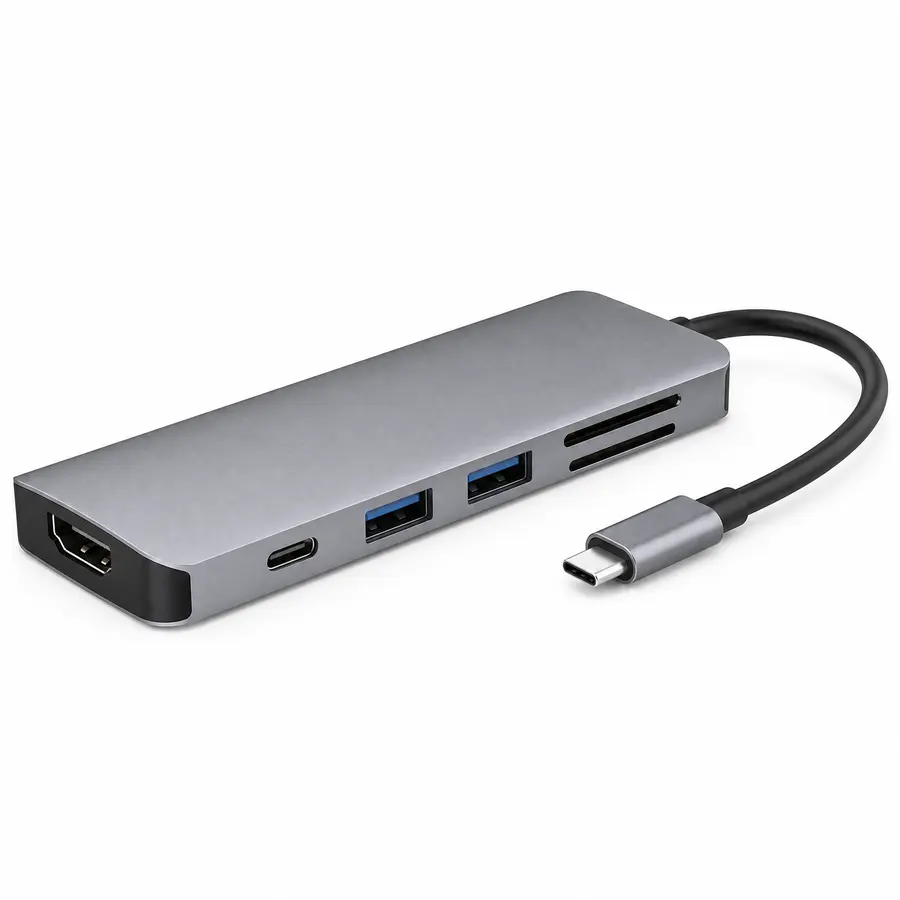 Hub USB-C 7 em 1 com HDMI 4K